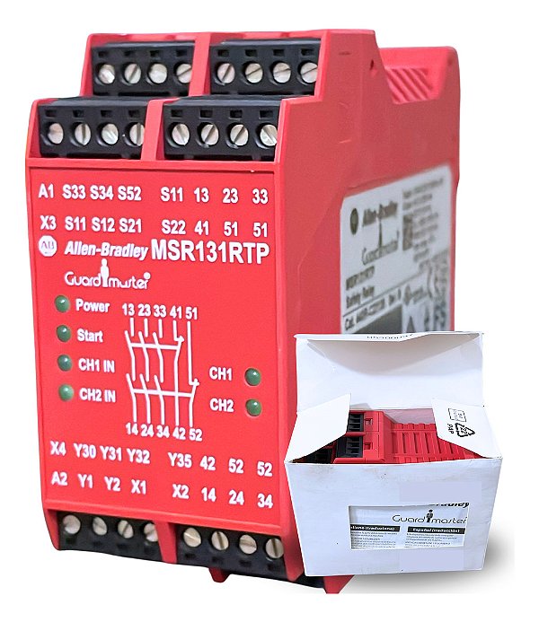 Allen-bradley 440r-c23139 Guardmaster Msr131rtp Safety Relay