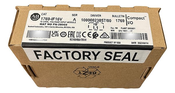 Allen-bradley 1769-if16v Compactlogix 16pt Ai Voltage Module