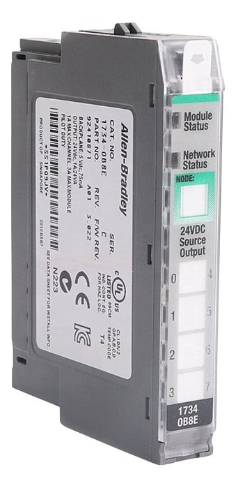 Allen-bradley 1734-ob8e Module Output 24v Dc Efused Point Io