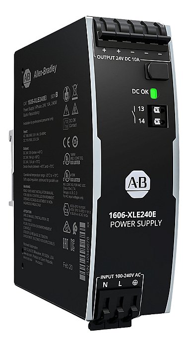 Allen-bradley 1606-xle240e Xle Power Supply 240w 24vdc 10a