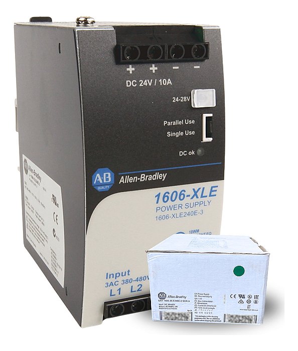 Allen-bradley 1606-xle240e-3 Fonte 480vac Out 24vdc 10a