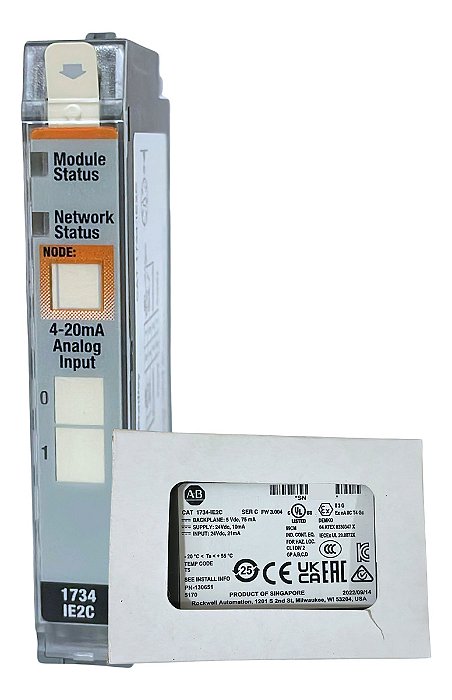 Allen-bradley 1734-ie2c 2 Entradas Analógicas De Corrente