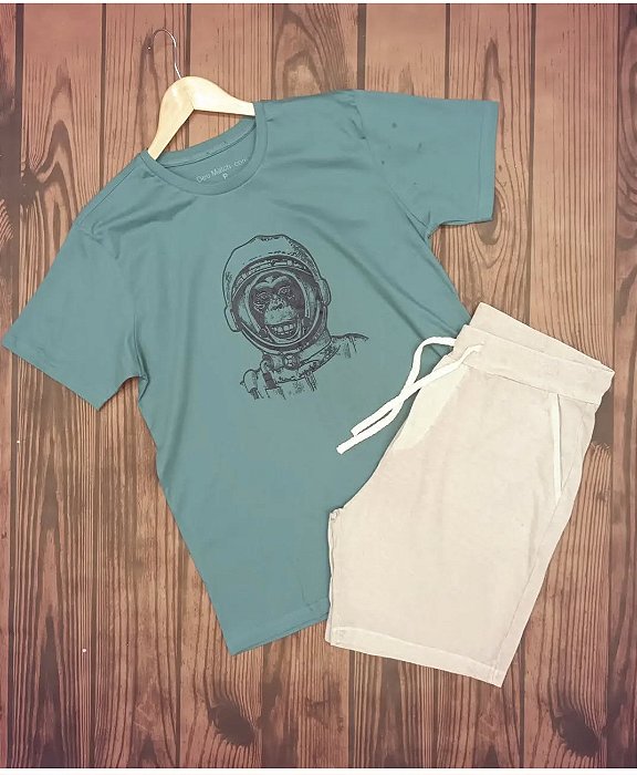 Kit Camiseta e Berrmuda