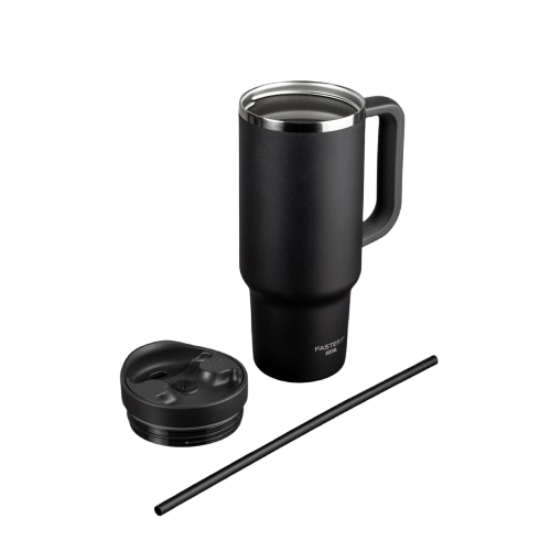 COPO KING PRETO C/ CANUDO 800ML FASTER