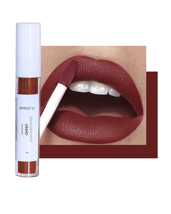 Batom Vermelho Escuro - Vinho