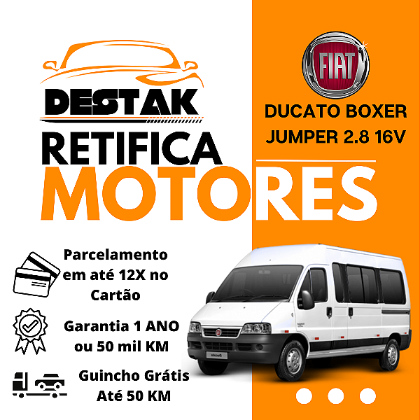 Retifica do Motor Ducato Boxer Jumper 2.8 16V