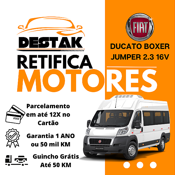 Retifica Motor Ducato Boxer Jumper 2.3 16V EURO V