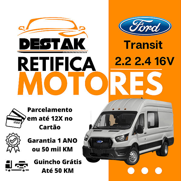 Retifica Motor Transit 2.2 2.4 16V