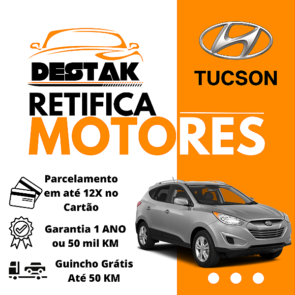Retifica Motor Tucson 2.0 2.7