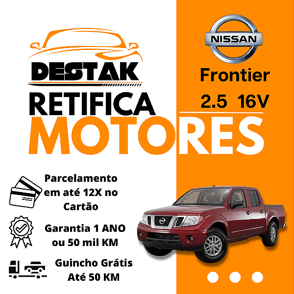 Retifica Motor Frontier 2.5 2.8 16V