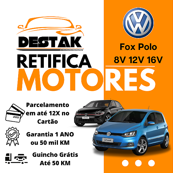 Retifica Motor Fox Polo 8V 12V 16V