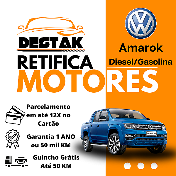 Retifica Motor Amarok Gasolina/Diesel