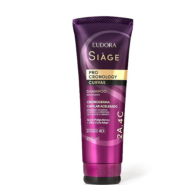 Shampoo Siàge Pro Cronology Curvas Eudora 250ml