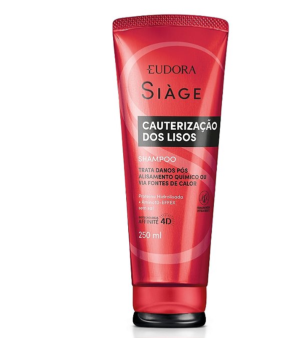 Shampoo Siàge Cauterização dos lisos Eudora 250ml