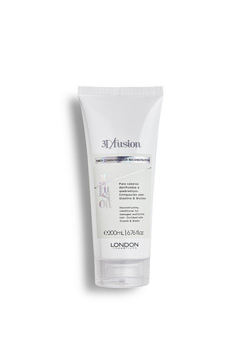 FIBER CONDICIONADOR 3D RECONSTRUTOR 200gr LONDON COSMÉTICOS