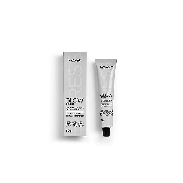 COLORAÇÃO GLOW EXPRESS CAMUFLAGEM CABELOS BRANCOS LONDON 60G