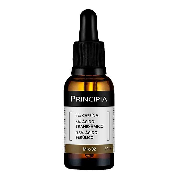 Sérum Facial Principia Mix-02 5% Cafeina + 3% Tranexamico + 5% Ácido Ferulico 30ml