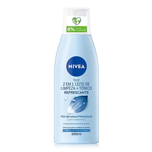 Leite de Limpeza e Tônico Facial Nivea Loção 2 em 1 200ml