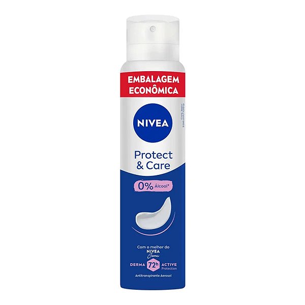 Desodorante Antitranspirante Aerossol Nívea Protect&Care 200ml