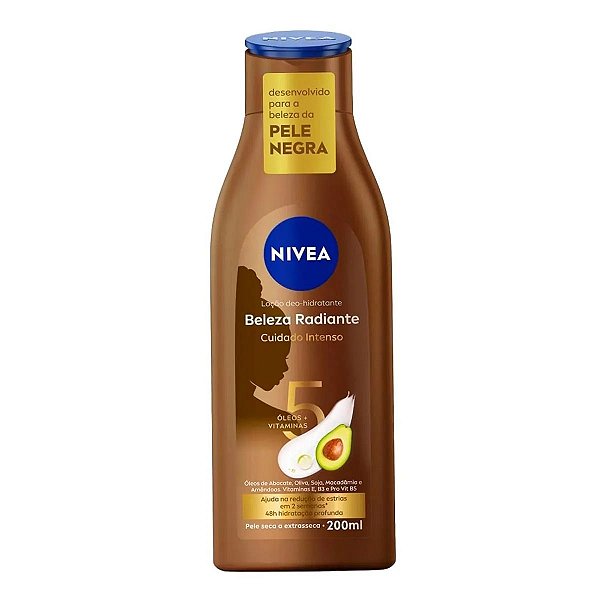Hidratante Corporal Nivea Beleza Radiante Cuidado Intenso 200ml