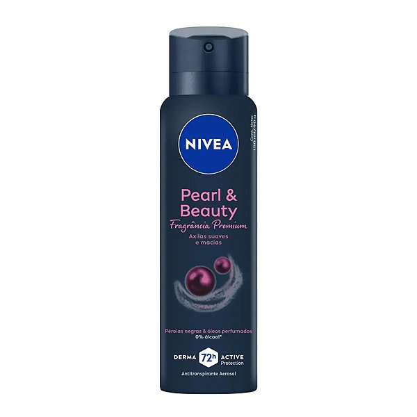 Desodorante Antitranspirante Nivea Pearl & Beauty Fragrância Premium Aerossol 150ml