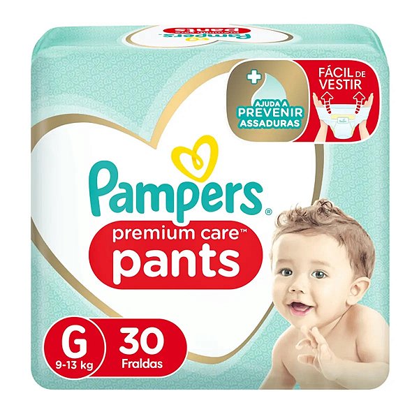 Fralda Pampers Pants Premium Care Roupinha G 30 unidades