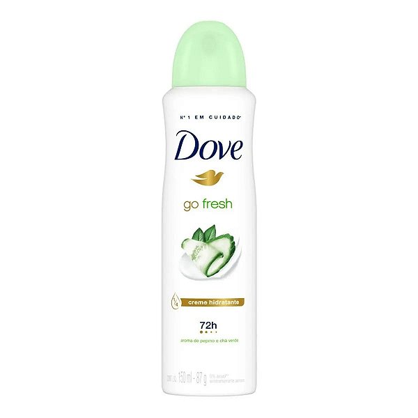 Desodorante Antitranspirante Aerosol Dove Go Fresh Pepino e Chá Verde 150ml