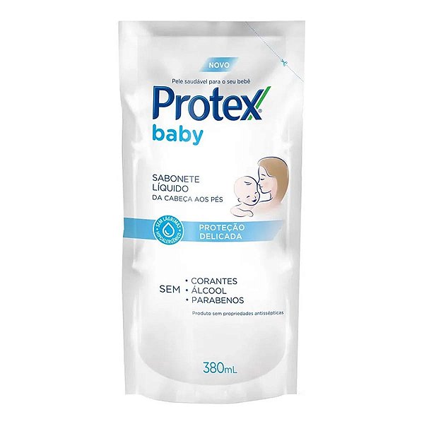 Sabonete Líquido Infantil Protex Baby Delicate Care 380ml Refil