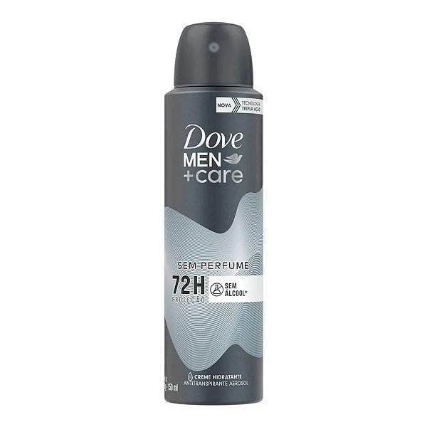 Desodorante Dove Aerosol Antitranspirante Men+Care Sem Perfume 150ml