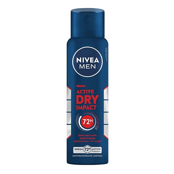 Desodorante Antitranspirante Aerossol Nivea Men Dry Impact 150ml