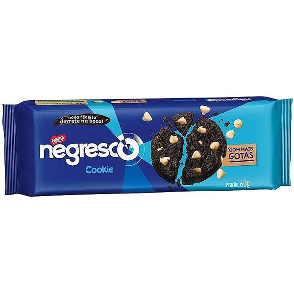 Cookies Negresco gotas de baunilha 60g - Nestle
