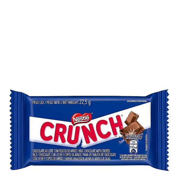 Chocolate Ao Leite Crunch Nestlé 22,5g