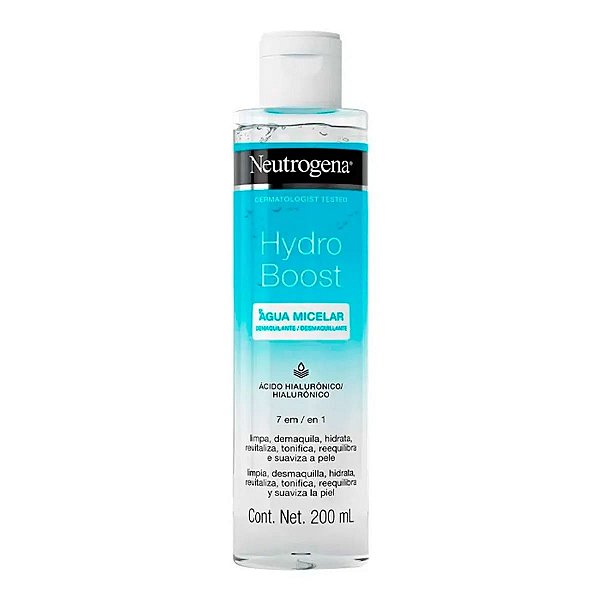 Água Micelar Facial Neutrogena Hydro Boost Demaquilante com Ácido 400ml