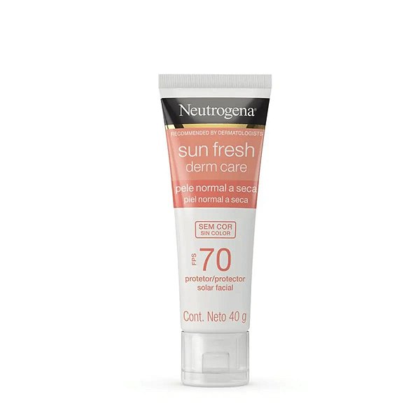Protetor Solar Facial Neutrogena Derm Care 70 FPS Sem Cor 40g