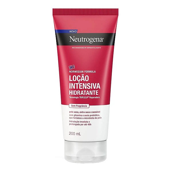 Hidratante Corporal Neutrogena Norwegian Sem Fragância 200ml - Hidratante Corporal Intensivo Neutrog