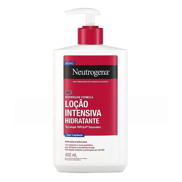 Hidratante Corporal Intensivo Neutrogena Norwegian com fragrância 400mL