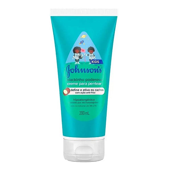 Creme para Pentear Johnson s Kids Blackinho Poderoso 200ml