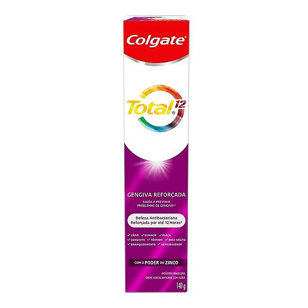 Pasta de Dente Colgate Total 12 Gengiva Reforçada 140g
