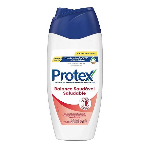 Sabonete Líquido Antibacteriano Corporal Protex Balance 250ml