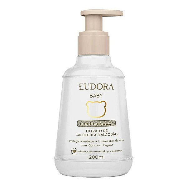 Condicionador Infantil Eudora Baby Extrato De Calêndula E Algodão 200ml