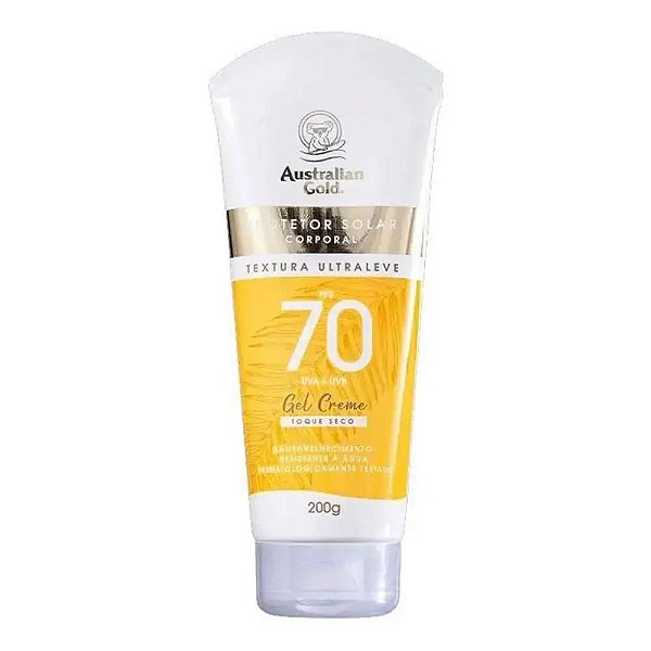 Protetor Solar Corporal Australian Gold Toque Seco FPS70 200g