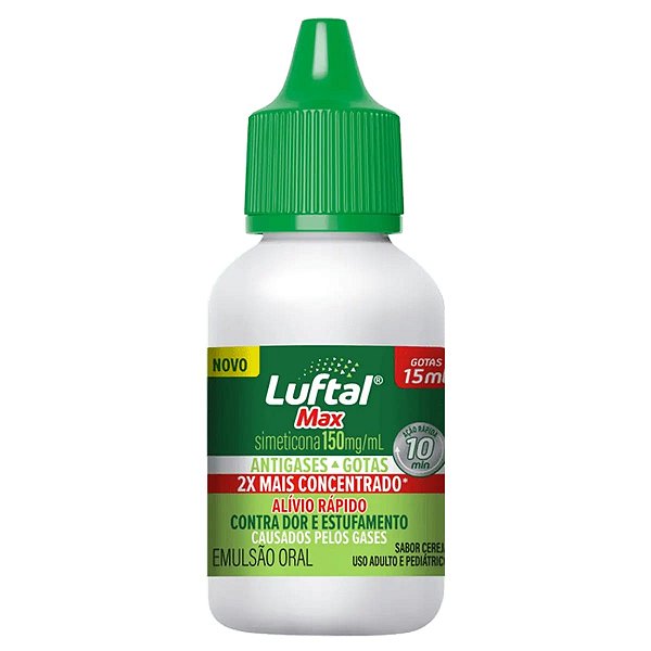 Antigases Luftal Max 150mg/ml Cereja 15ml Gotas