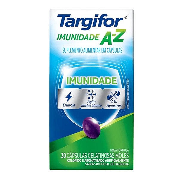 Suplemento Alimentar Targifor Imunidade A - Z 30 cápsulas