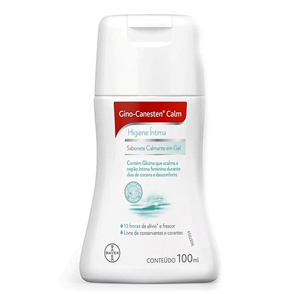 Sabonete Íntimo Em Gel Gino-Canesten Calm 100ml