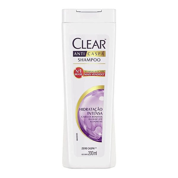 Shampoo Anticaspa Clear Women Hidratação Intensa 200ml