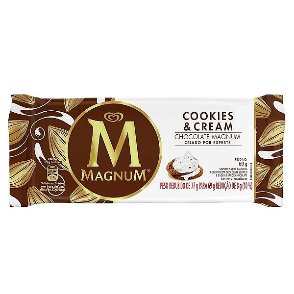 Sorvete Kibon Magnum Cookies&Cream 69g