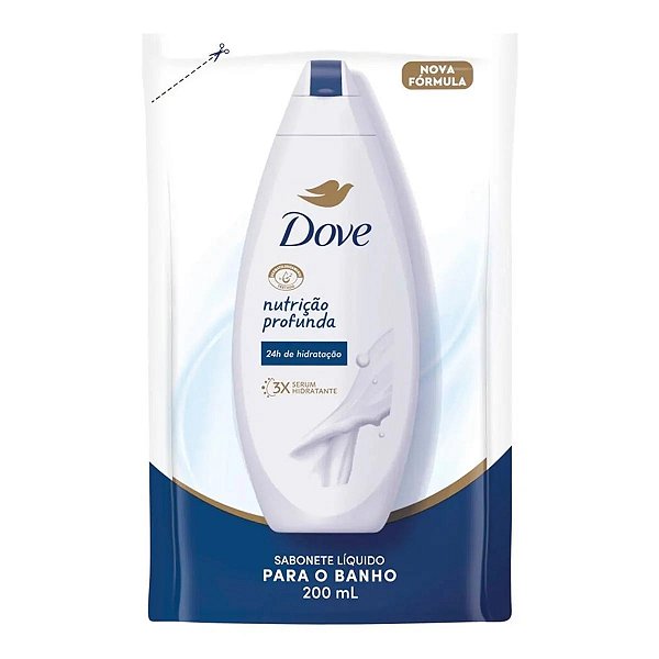 Sabonete Líquido Dove Refil Nutrição Profunda 200ml