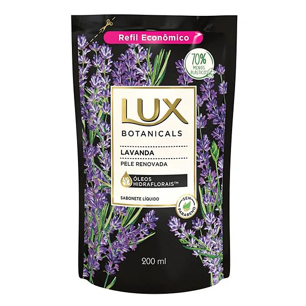 Sabonete Líquido Lux Botanicals Lavanda 200ml Refil