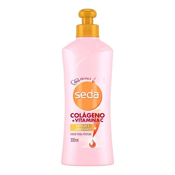 Creme de Pentear Seda By Niina Secrets Colágeno + Vitamina C 300mL