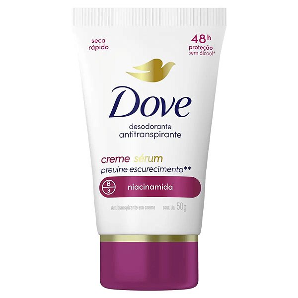 Desodorante Antitranspirante Creme Dove Sérum Previne Escurecimento 50g